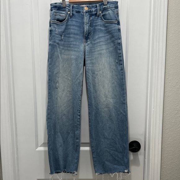 Kut from the Kloth High Rise Meg Fab Ab Wide Leg Denim Jeans Size 2 - Picture 1 of 10